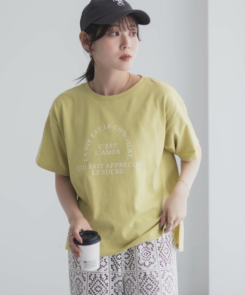 Idnes LavieestロゴTシャツ レディース メール便 対応商品商品画像-2