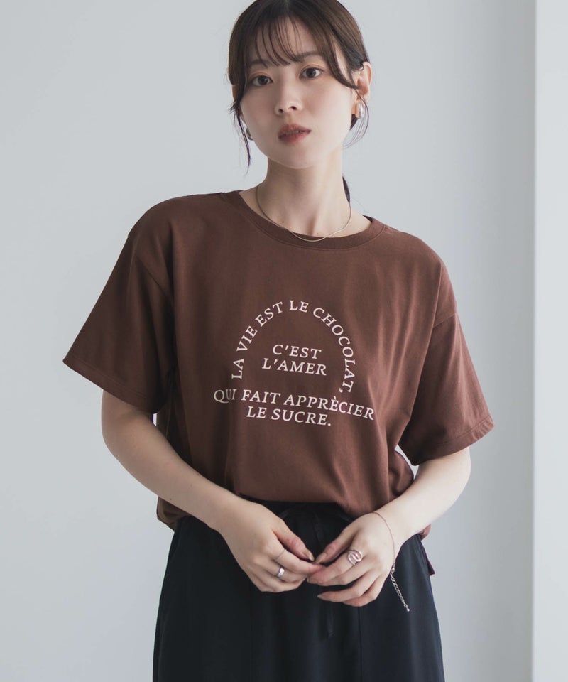 Idnes LavieestロゴTシャツ レディース メール便 対応商品商品画像-3