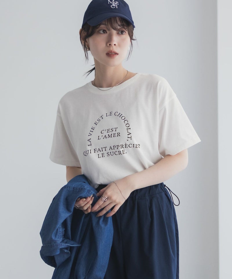 Idnes LavieestロゴTシャツ レディース メール便 対応商品商品画像-6