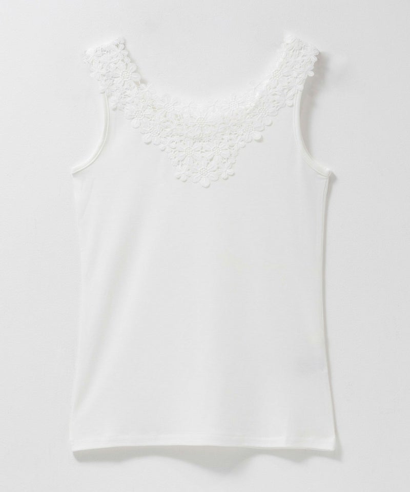 Idnes モチーフレースタンクトップA柄 レディース メール便 対応商品商品画像-18