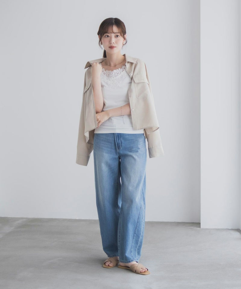 Idnes モチーフレースタンクトップA柄 レディース メール便 対応商品商品画像-24