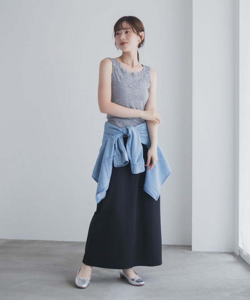 Idnes モチーフレースタンクトップA柄 レディース メール便 対応商品商品画像-25