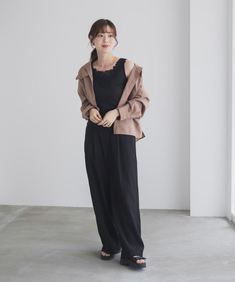 Idnes モチーフレースタンクトップA柄 レディース メール便 対応商品商品画像-26