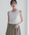 Idnes モチーフレースタンクトップB柄 レディース メール便 対応商品商品サムネイル-12