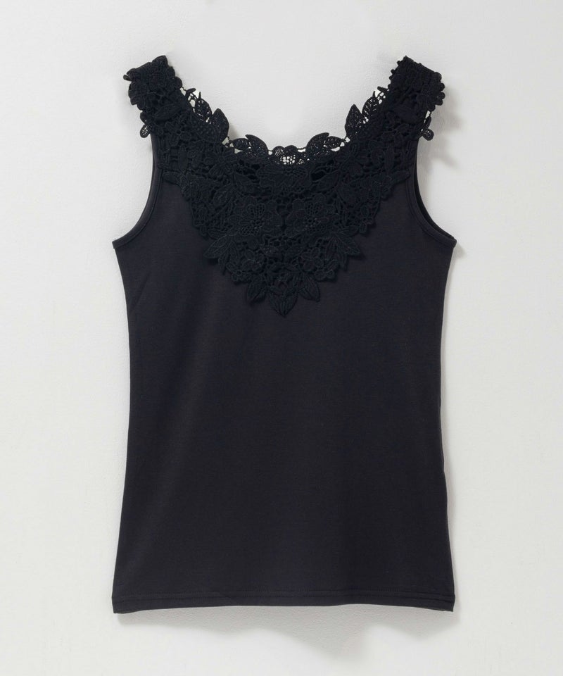 Idnes モチーフレースタンクトップB柄 レディース メール便 対応商品商品画像-24