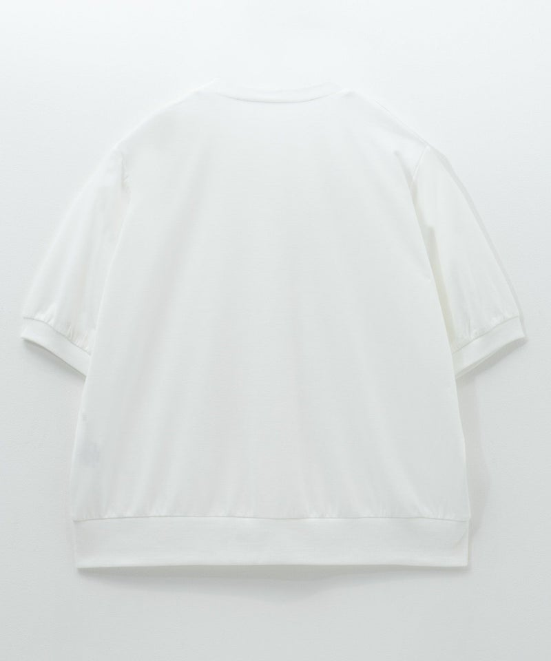 [期間限定knit]Idnes フラワーチュールハーフスリーブカーディガン レディース商品画像-21