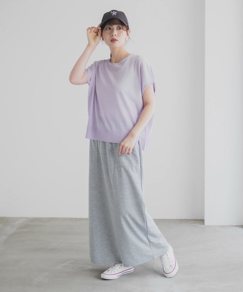 [期間限定knit]Idnes ラメフレンチプルオーバー レディース商品画像-20