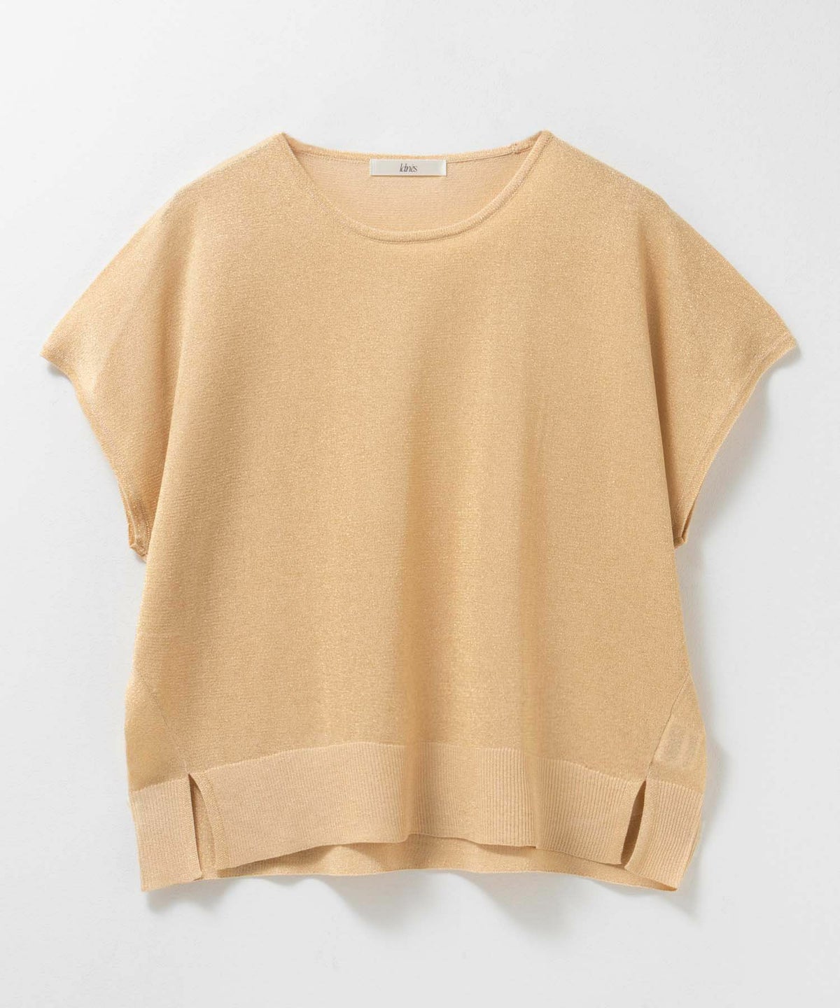 Idnes ラメフレンチプルオーバー レディース