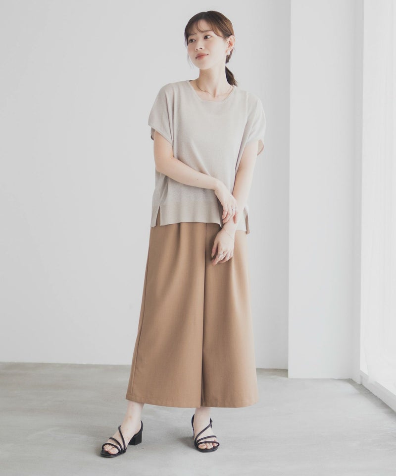 [期間限定knit]Idnes ラメフレンチプルオーバー レディース商品画像-31