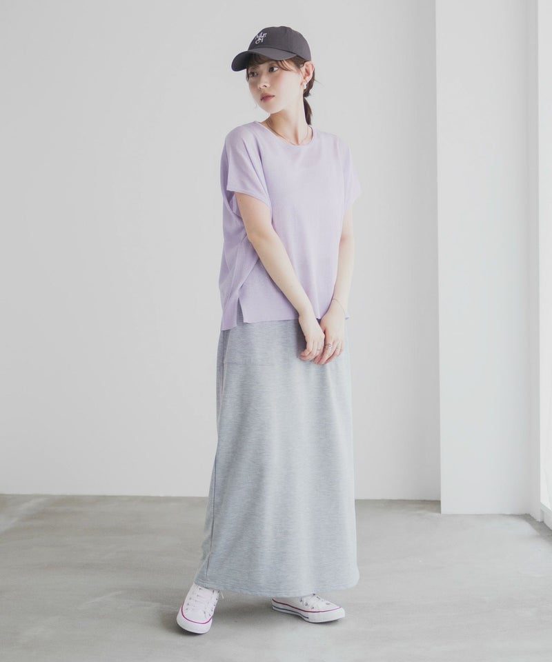 [期間限定knit]Idnes ラメフレンチプルオーバー レディース商品画像-32