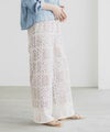 Idnes クロシェライクレースイージーパンツ レディース商品サムネイル-7
