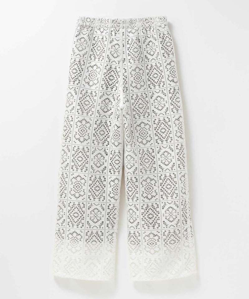 Idnes クロシェライクレースイージーパンツ レディース商品画像-15