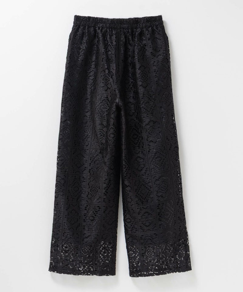 Idnes クロシェライクレースイージーパンツ レディース商品画像-17