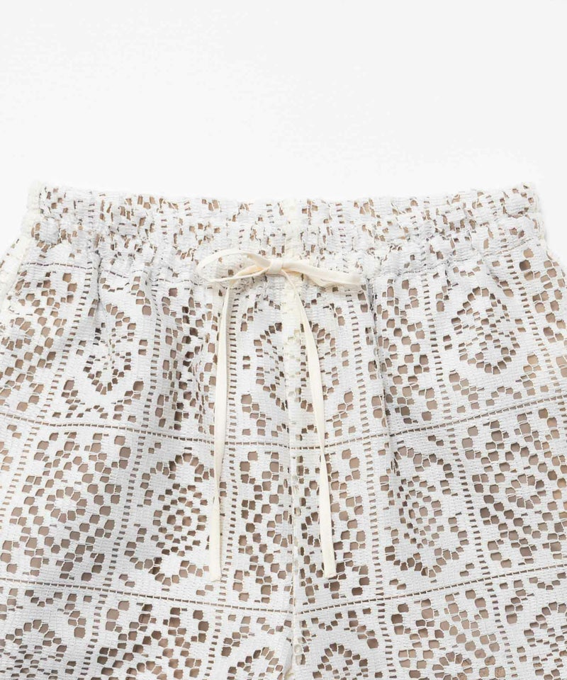 Idnes クロシェライクレースイージーパンツ レディース商品画像-18