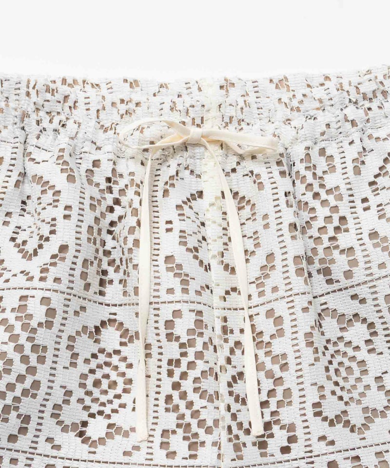 Idnes クロシェライクレースイージーパンツ レディース商品画像-20