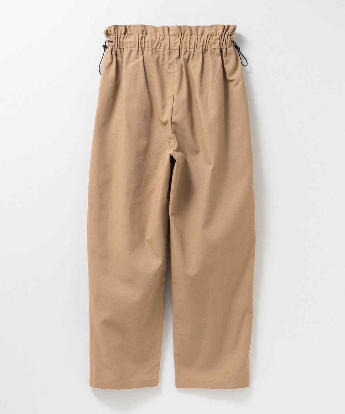 Idnes リネンライクドロストテーパードパンツ レディース