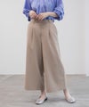 Idnes 釦付きワイドクロップドパンツ レディース商品サムネイル-6