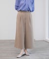Idnes 釦付きワイドクロップドパンツ レディース商品サムネイル-7