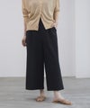 Idnes 釦付きワイドクロップドパンツ レディース商品サムネイル-12