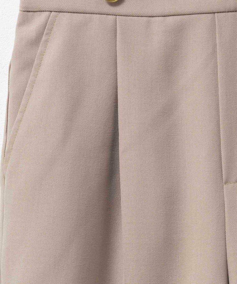 Idnes 釦付きワイドクロップドパンツ レディース商品画像-25