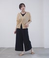 Idnes 釦付きワイドクロップドパンツ レディース商品サムネイル-30