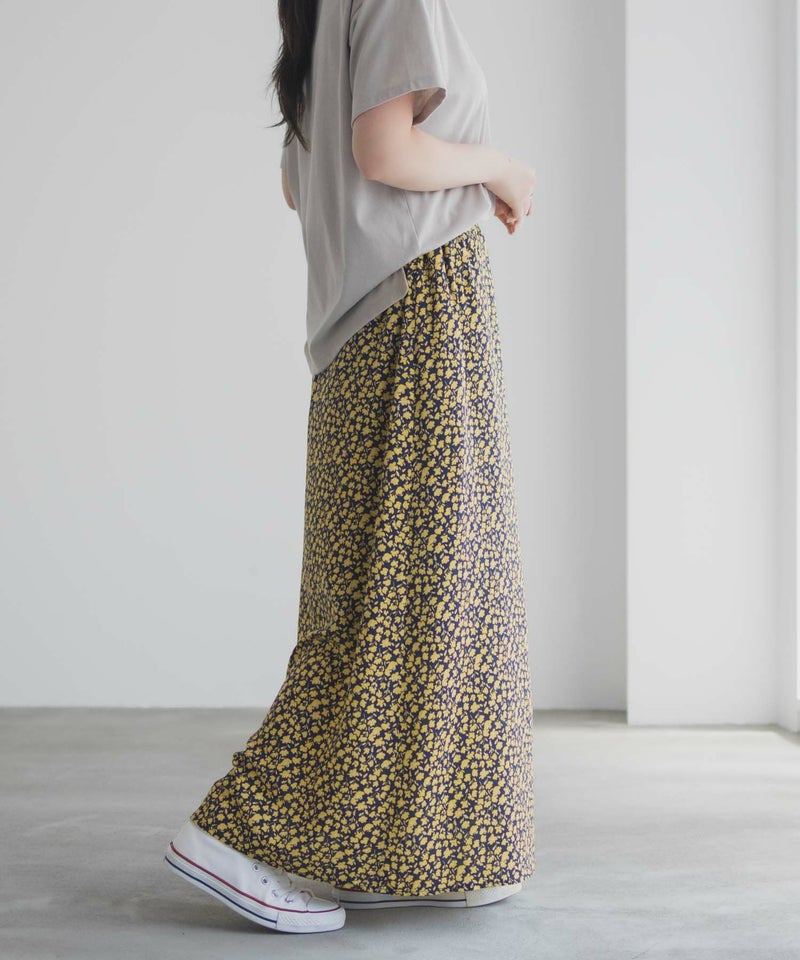 Idnes 小花柄ナロースカート レディース商品画像-8