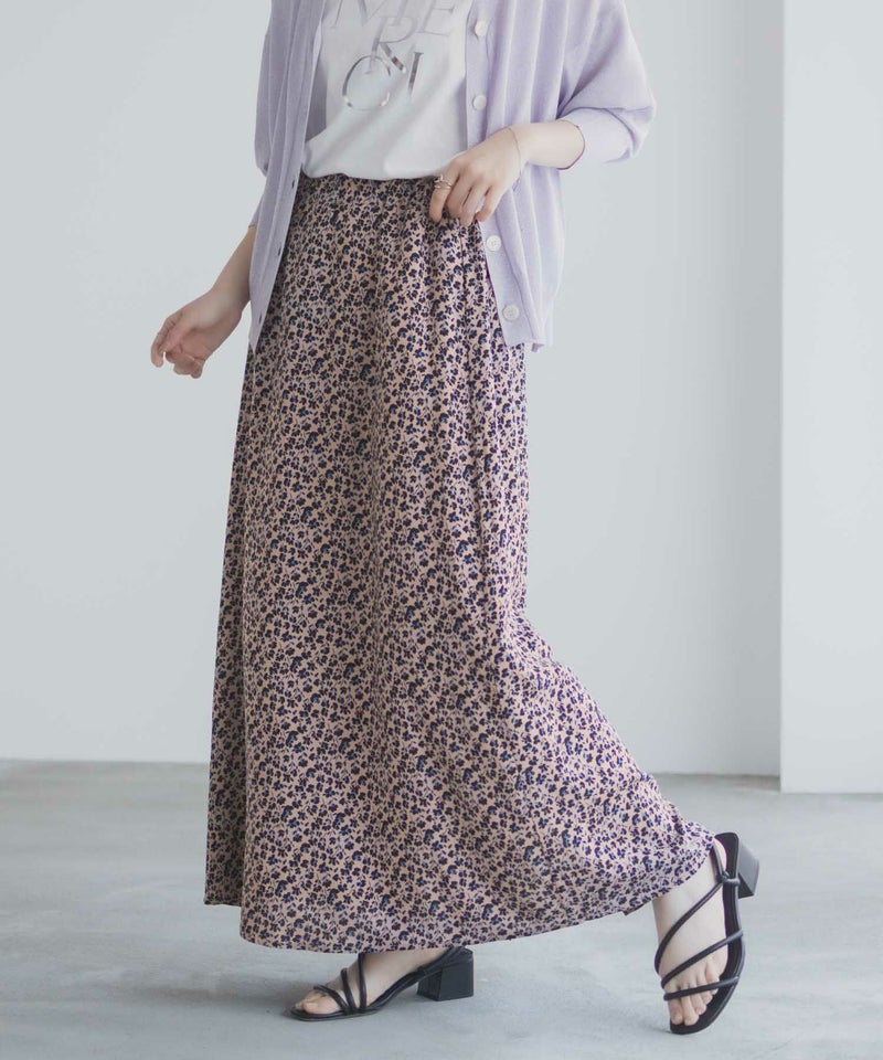 Idnes 小花柄ナロースカート レディース商品画像-12