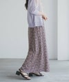 Idnes 小花柄ナロースカート レディース商品サムネイル-13