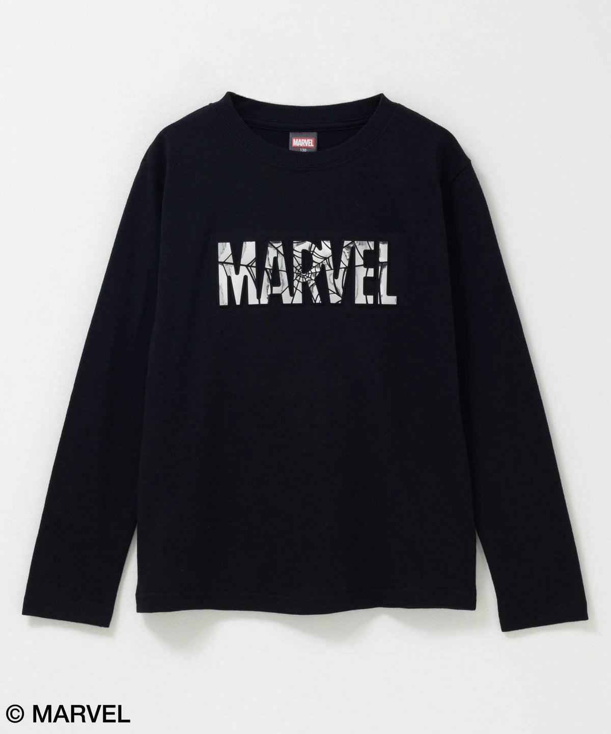 MARVEL マーベル / 箔プリント長袖Tシャツ キッズ ネコポス 対応商品