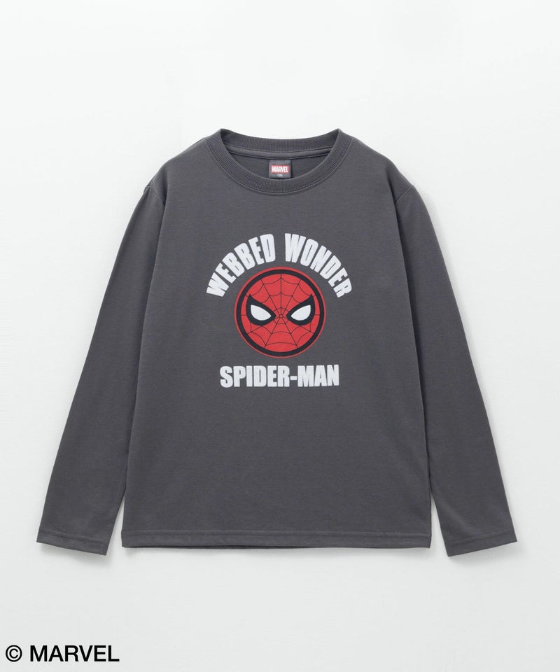 MARVEL マーベル スパイダーマン/フロッキー長袖Tシャツ キッズ メール便 対応商品商品画像-1