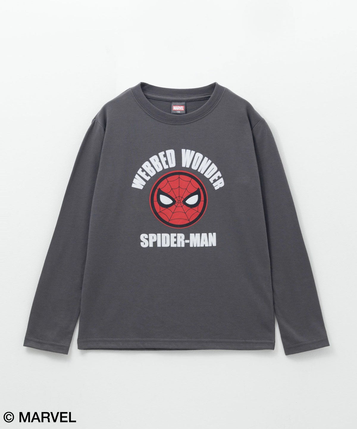 MARVEL マーベル スパイダーマン/フロッキー長袖Tシャツ キッズ ネコポス 対応商品