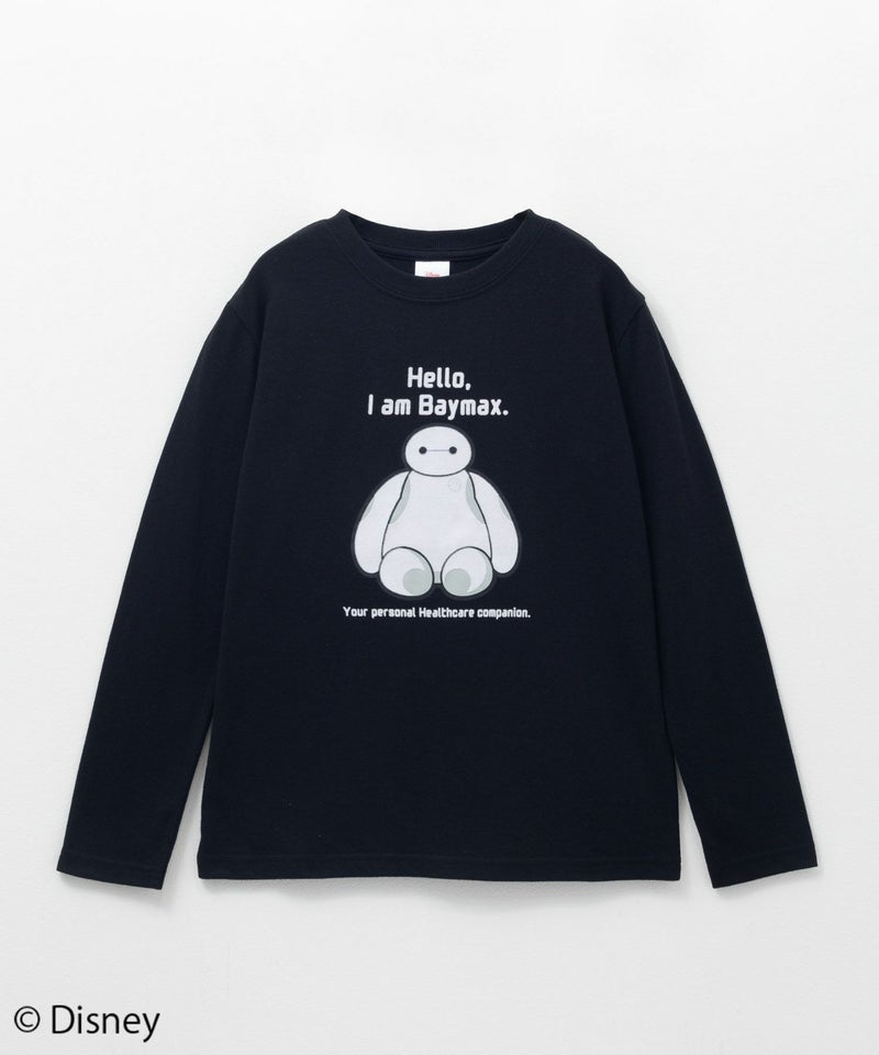 Disney ベイマックス / プリント長袖Tシャツ キッズ メール便 対応商品商品画像-1