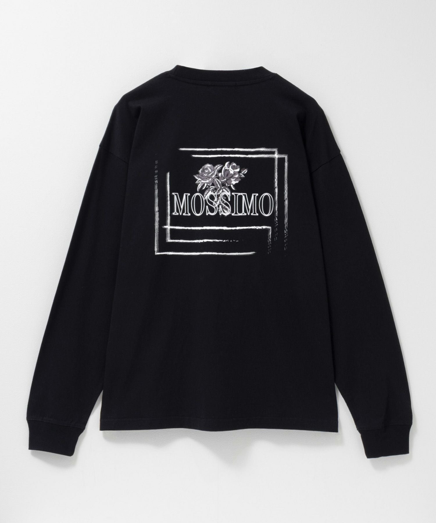 T-GRAPHICS 胸刺繍ロングスリーブTシャツ メンズ