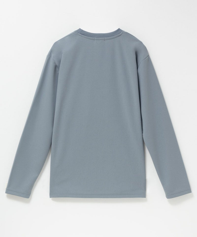 CONVERSE  ポンチ素材 ポケット付き刺繍長袖Tシャツ メンズ商品画像-6