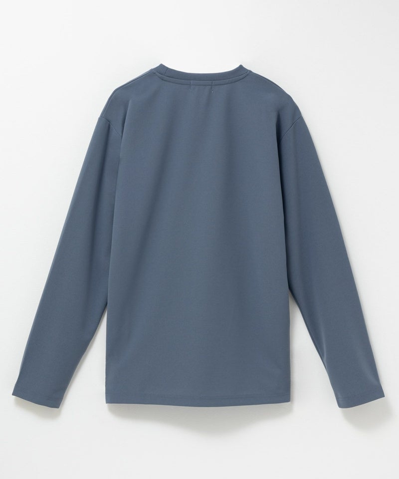 CONVERSE ポンチ素材 ポケット付き刺繍長袖Tシャツ メンズ商品画像-8