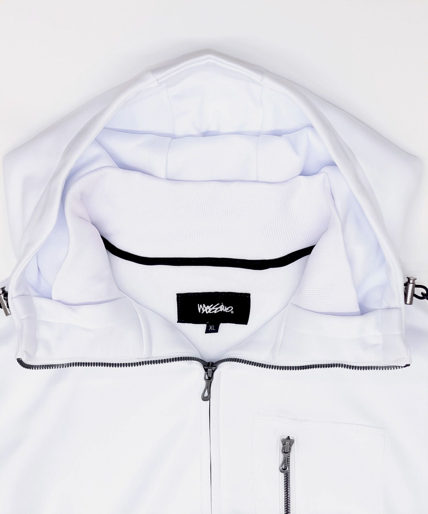 MOSSIMO ポンチ素材 デザインパーカー メンズ