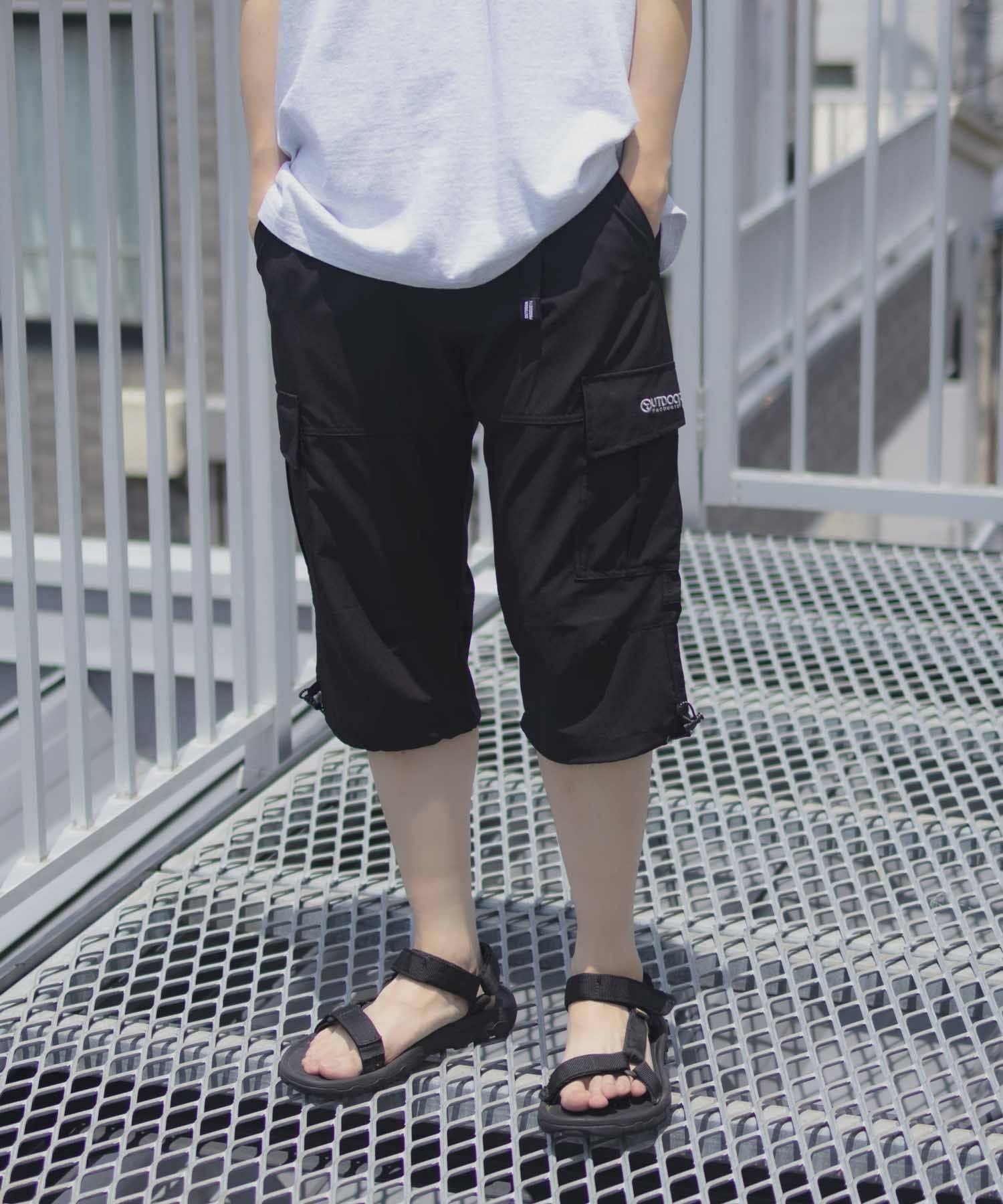 OUTDOOR PRODUCTS ポリリップストレッチカーゴクロップドパンツ メンズ