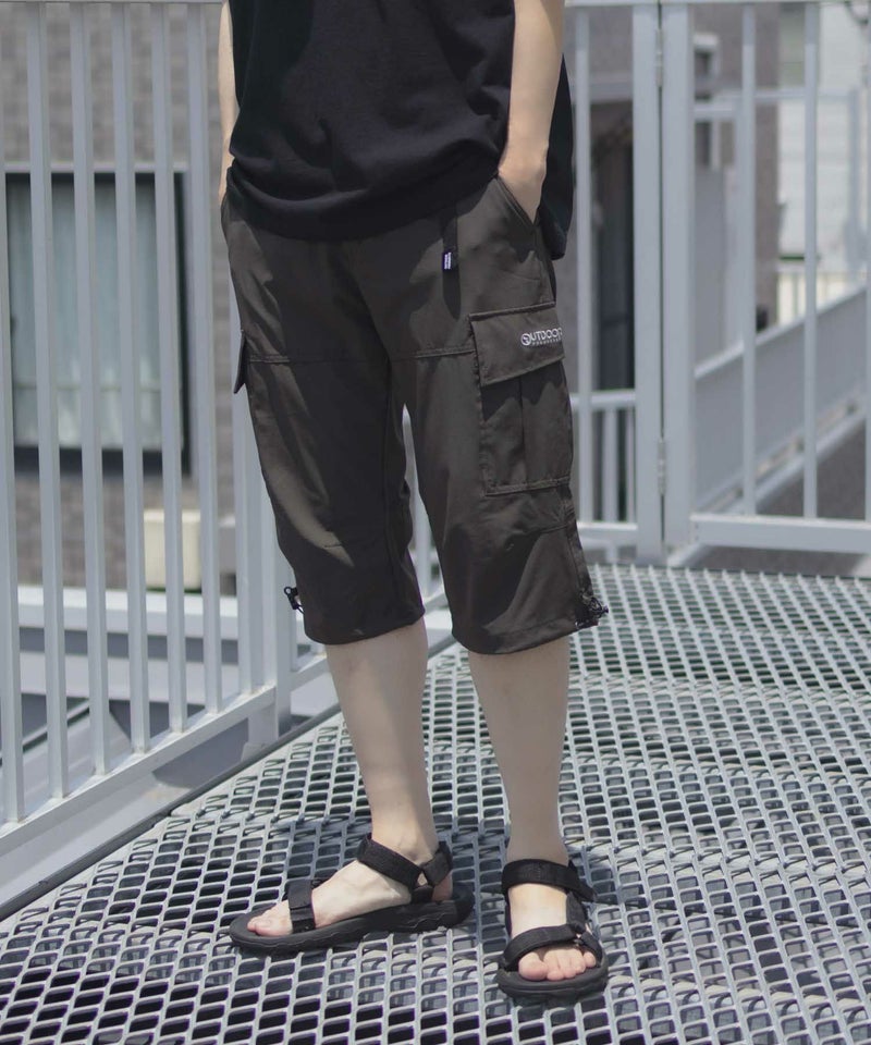 OUTDOOR PRODUCTS ポリリップストレッチカーゴクロップドパンツ メンズ商品画像-11