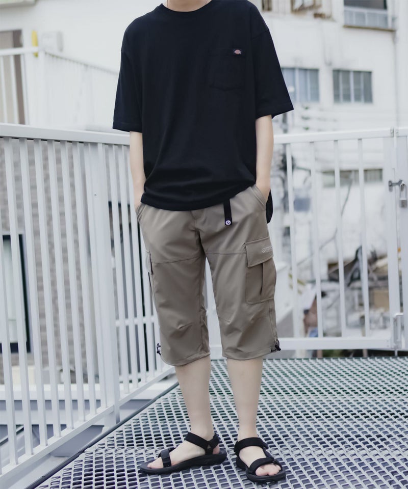 OUTDOOR PRODUCTS ポリリップストレッチカーゴクロップドパンツ メンズ商品画像-17