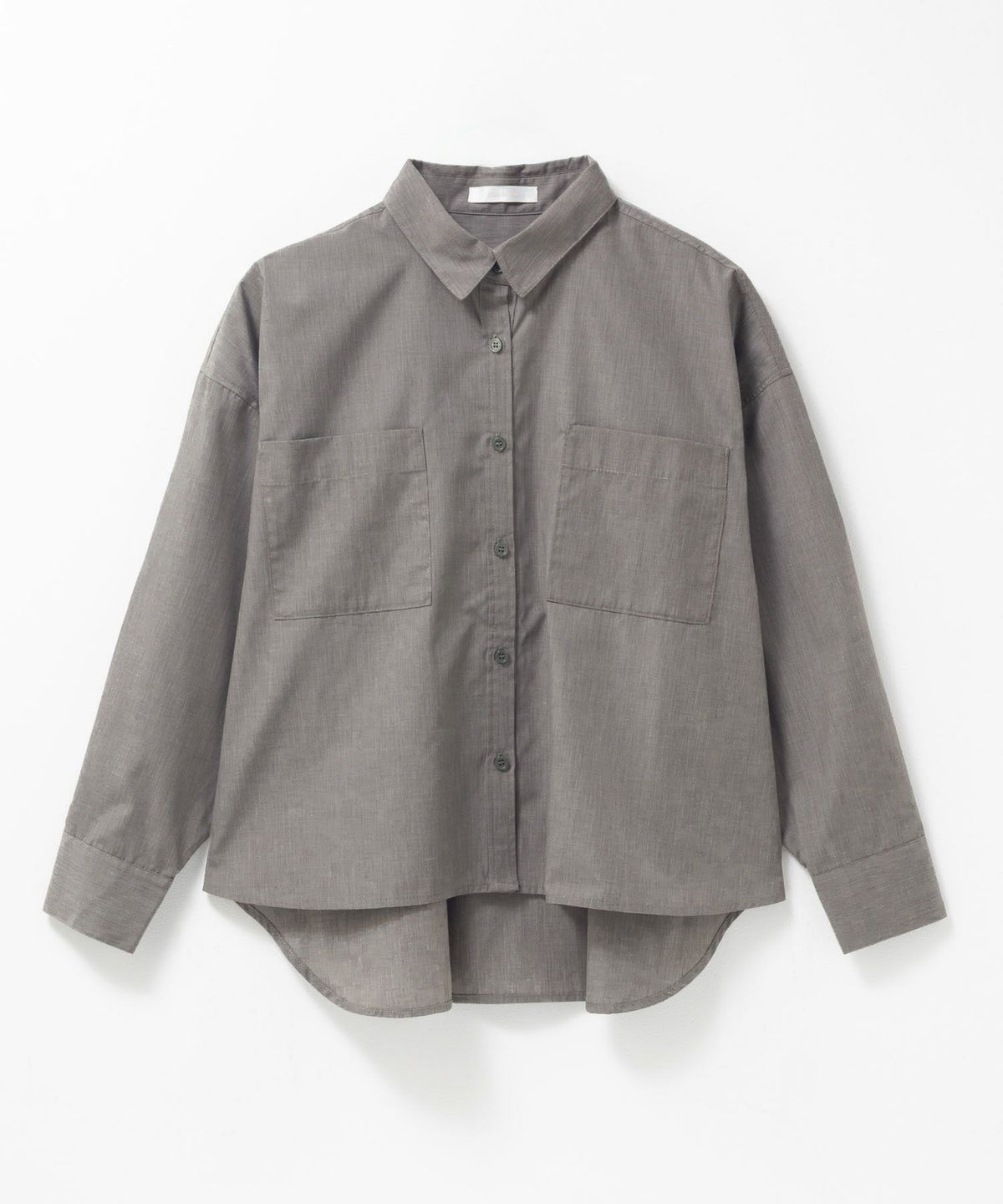 milli de l'air デニムライクシャツ レディース