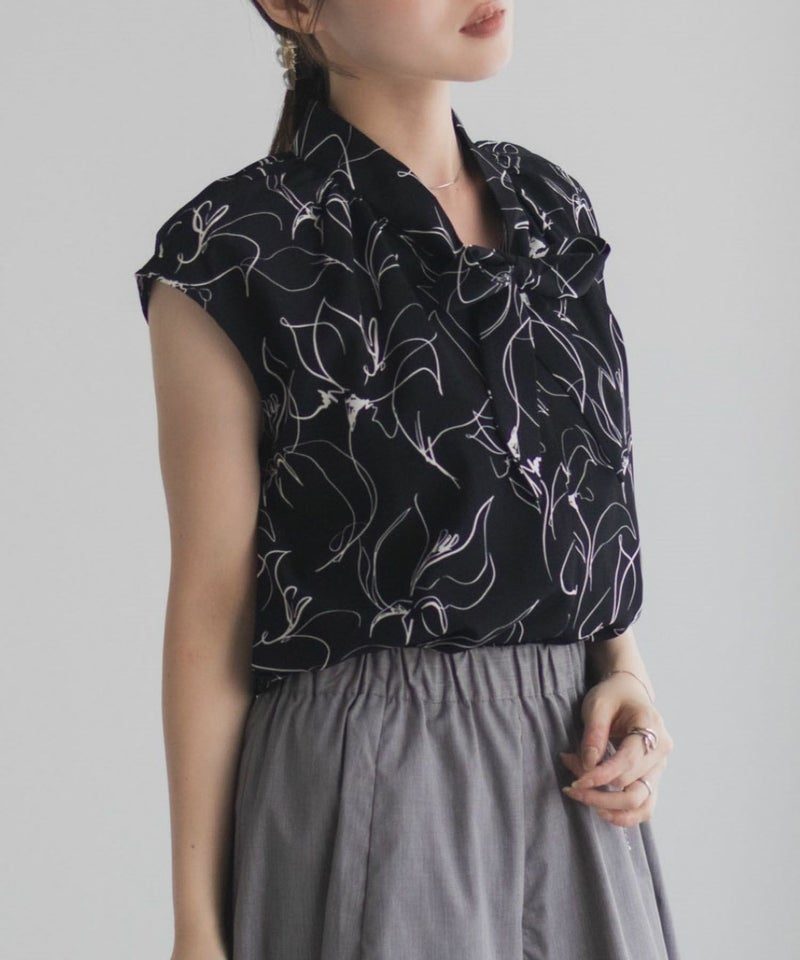 milli de l'air 2WAYフレンチボウタイブラウス レディース商品画像-2