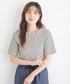 milli de l'air テレコハーフスリーブTシャツ レディース メール便 対応商品商品サムネイル-14