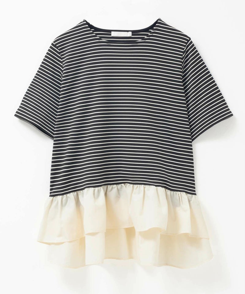 milli de l'air ヘム切替ペプラムトップス レディース メール便 対応商品商品画像-21