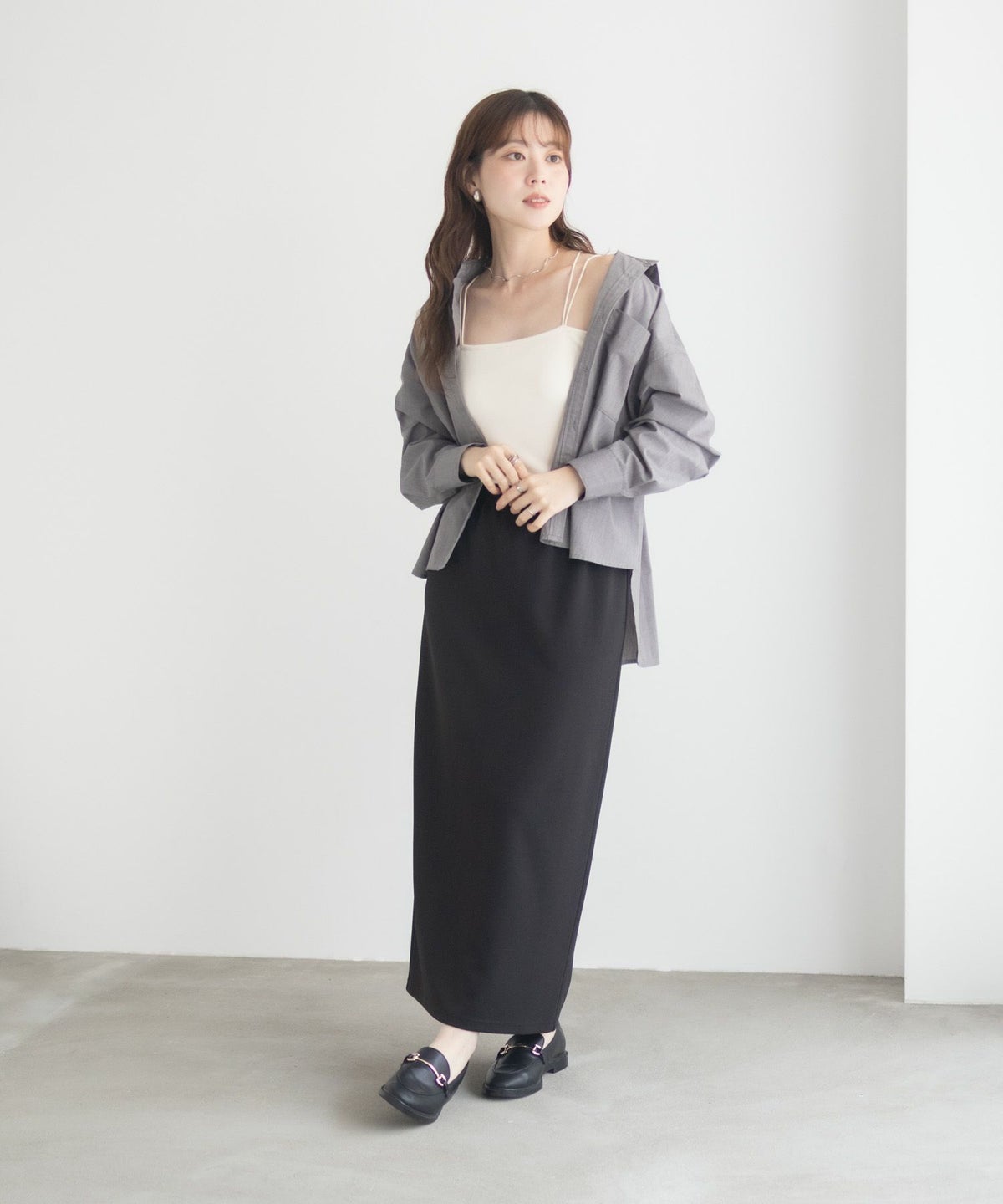 milli de l'air バックストラップカップ付きキャミソール レディース