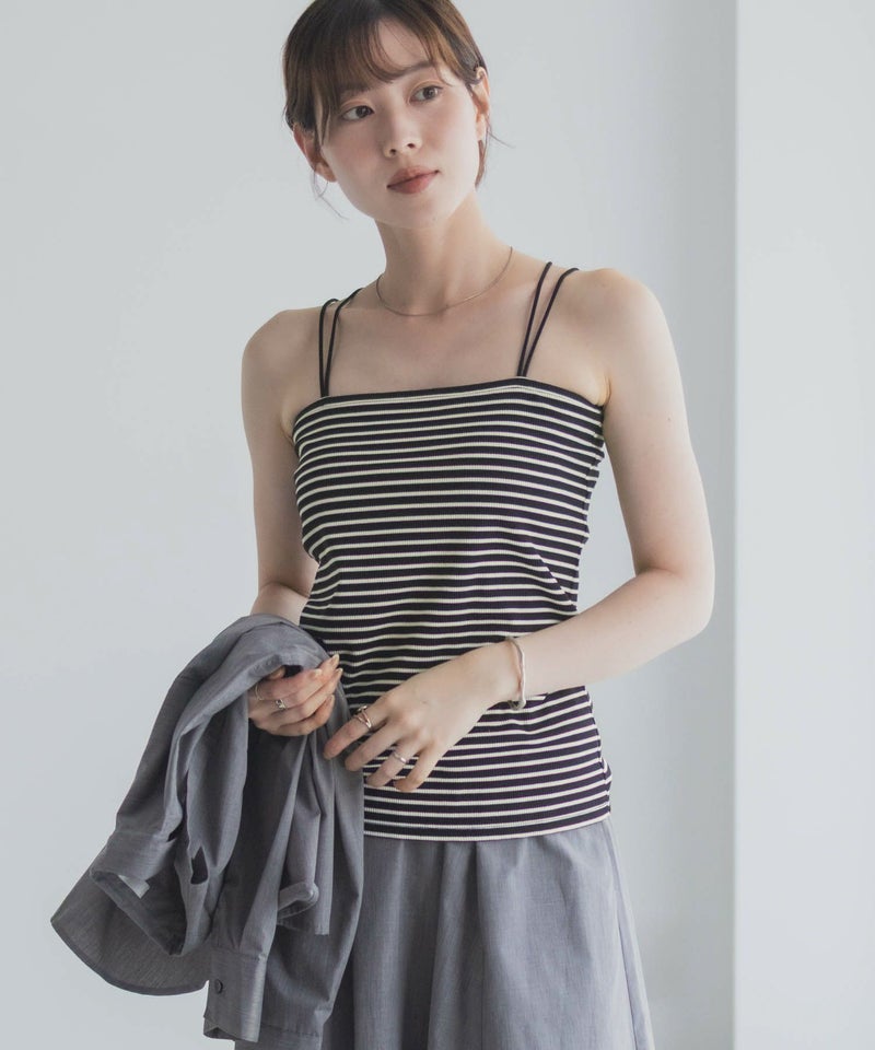 milli de l'air バックストラップカップ付きキャミソール レディース商品画像-12