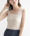 milli de l'air ワイドストラップスクエアタンクトップ レディース メール便 対応商品商品サムネイル-6