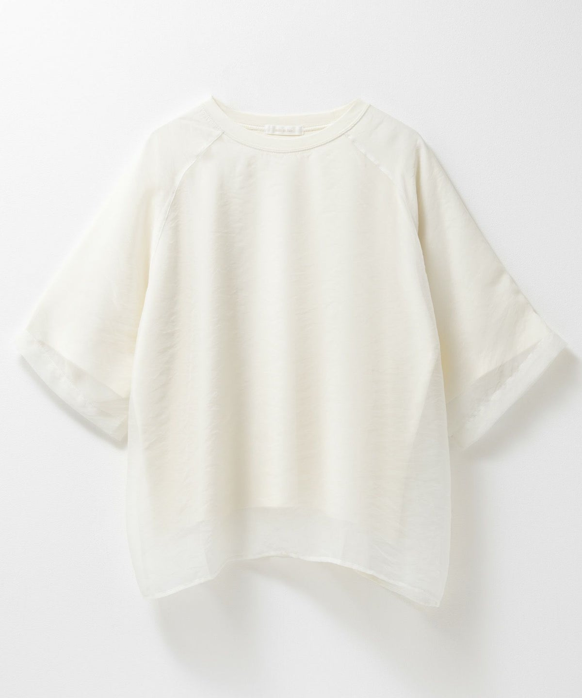 milli de l'air ポンチ素材 シアーレイヤードトップス レディース ネコポス 対応商品