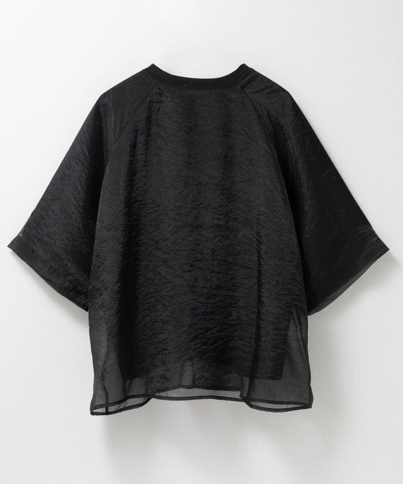 milli de l'air  ポンチ素材 シアーレイヤードトップス レディース メール便 対応商品商品画像-29