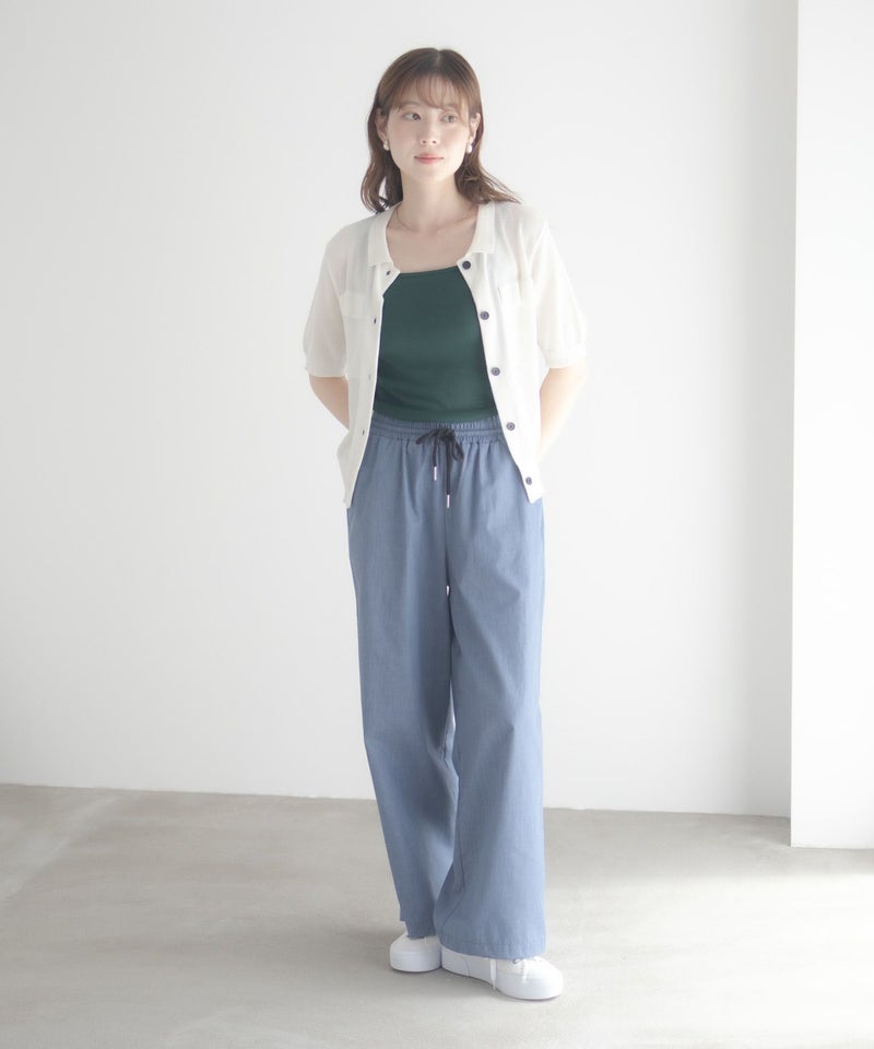 [期間限定knit]milli de l'air ポロカラーダブルポケットニット レディース商品画像-15