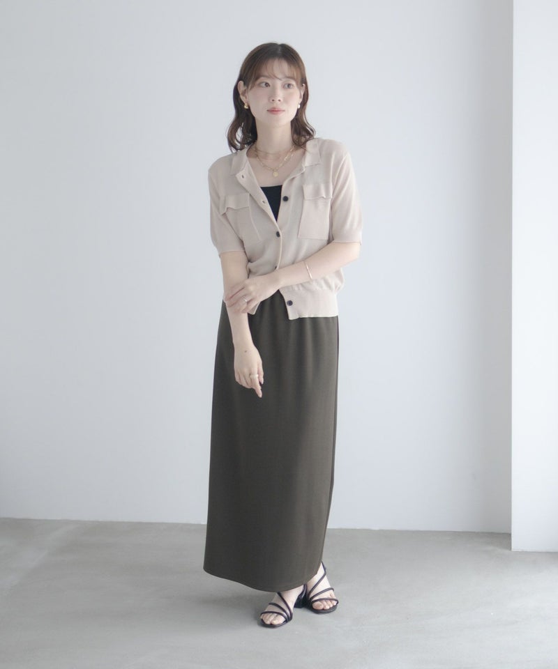 [期間限定knit]milli de l'air ポロカラーダブルポケットニット レディース商品画像-23